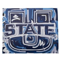 U-State Painted Justin Patten Logo Canvas Print 16x20